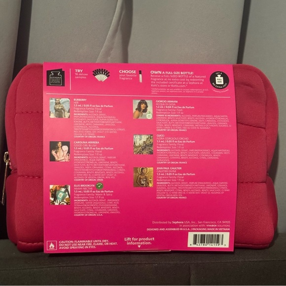 Sephora Favorites Pink Perfume Sampler Case - Picture 2 of 2